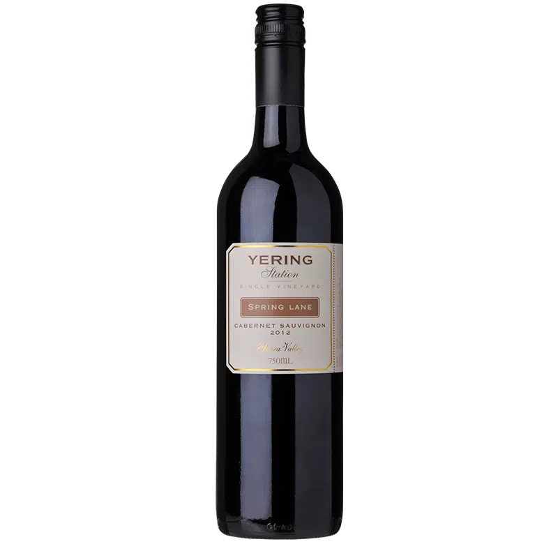 2012 Yering Station Single Vineyard Spring Lane Cabernet Sauvignon - Rathbone Wine Group bottle